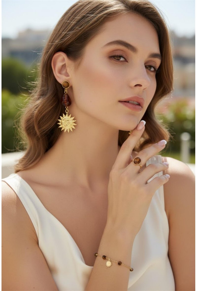 Boucle d'oreile Miryana