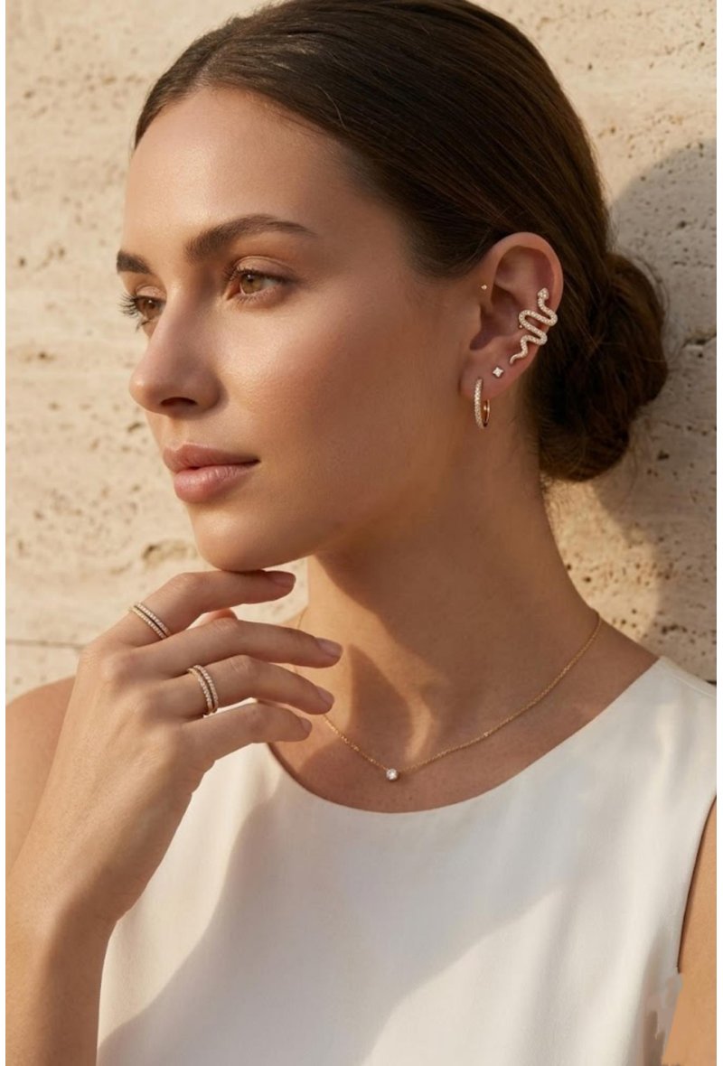 Boucle d'oreille  Emilia