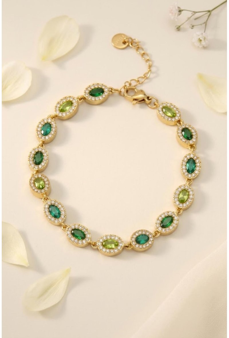 Bracelet Strass Ovale