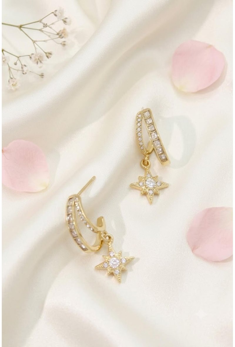 Boucles d’Oreilles Étoile