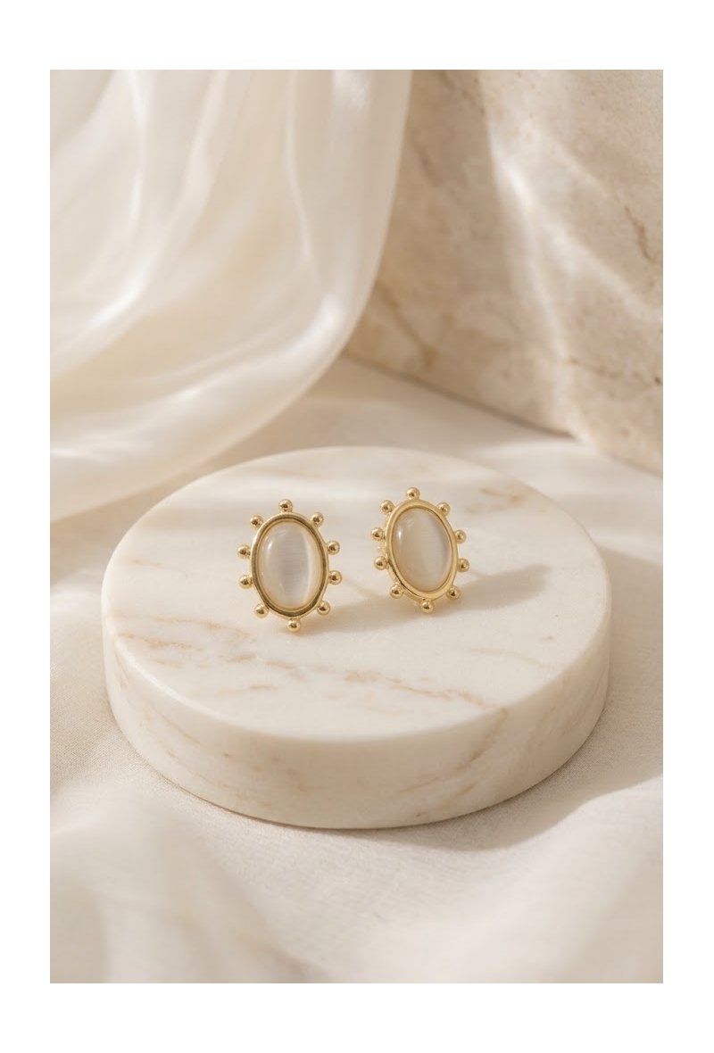 Boucles d’Oreilles Nacre