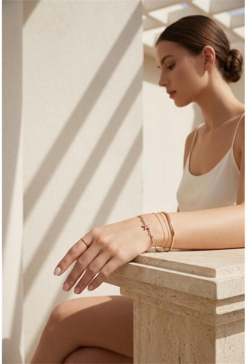 Bracelet Fleurs Colorées – Éclat Floral & Féminin
